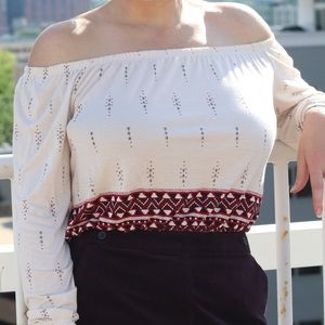 Flowy Off The Shoulder Top